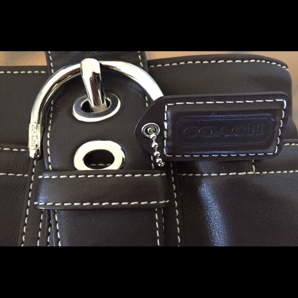 Coach Handbags - COACH Chocolate Brown Handbag Purse brand NEW cond